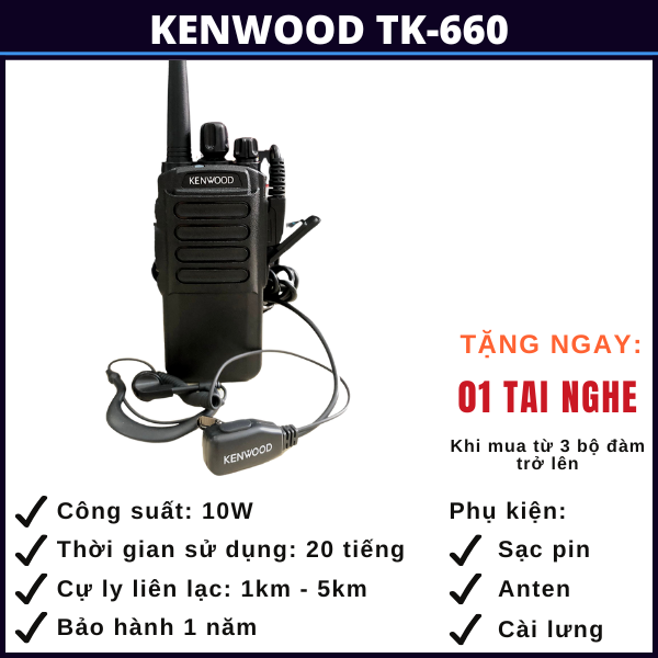 bộ đàm kenwood tk-660 bo-dam-kenwood-tk-660