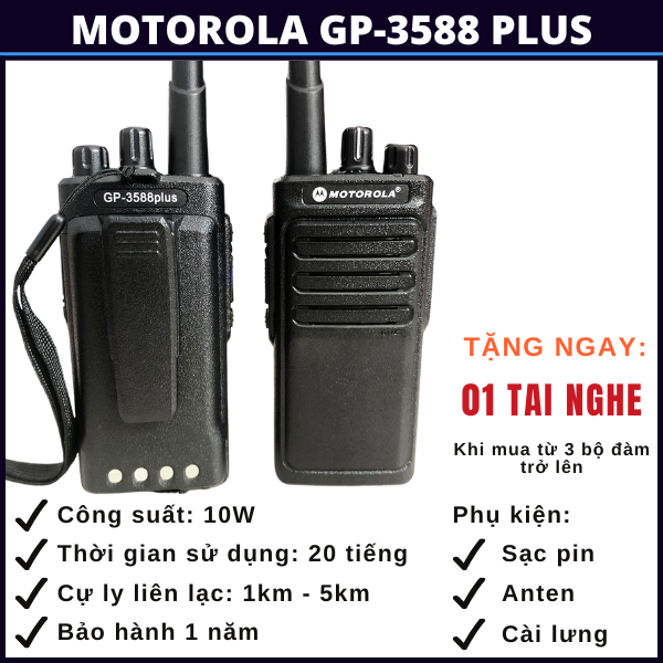 bộ đàm motorola gp-3588 plus bo-dam-motorola-Gp-3588-plus