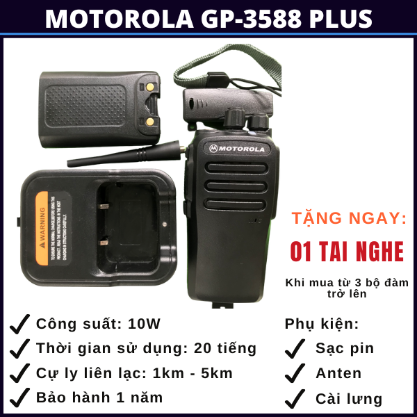 giá bộ đàm motorola gp-3588 plus gia-bo-dam-motorola-Gp-3588-plus
