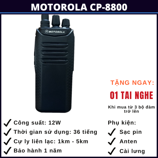 bộ đàm motorola cp-8800 bo-dam-motorola-cp-8800