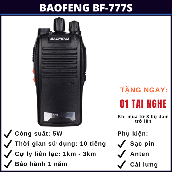 bộ đàm cầm tay baofeng BF-777S bo-dam-cam-tay-baofeng-BF-777S