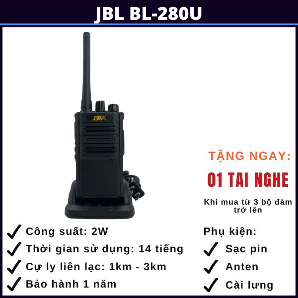 bộ đàm jbl bl-280u bo-dam-jbl-bl-280u