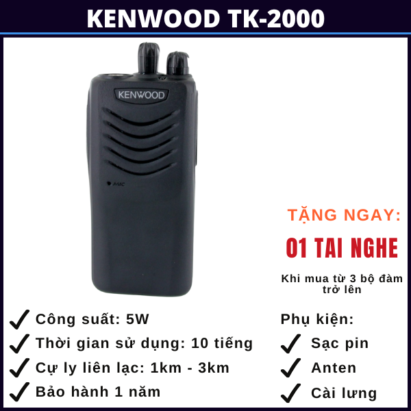 bộ đàm kenwood tk-2000 bo-dam-kenwood-tk-2000