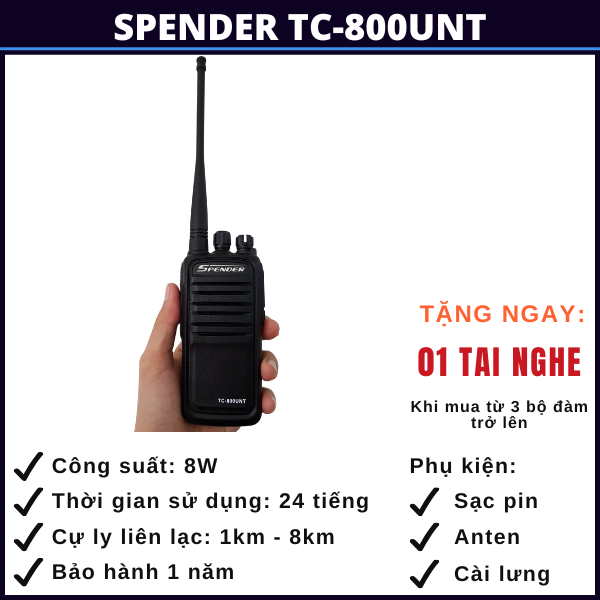 bộ đàm spender tc-800unt lai châu bo-dam-spender-tc-800unt-lai-chau
